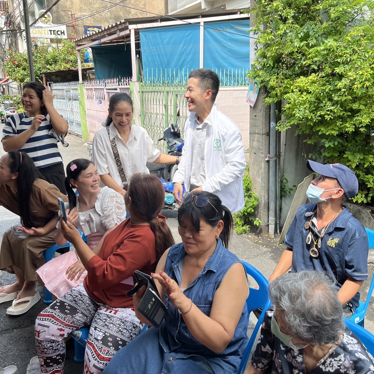 วันนี้เป็นอีกหนึ่งวันที่ได้ลงพื้นที่ตั้งแต่เช้าจนถึงเย็นครับ 🙏