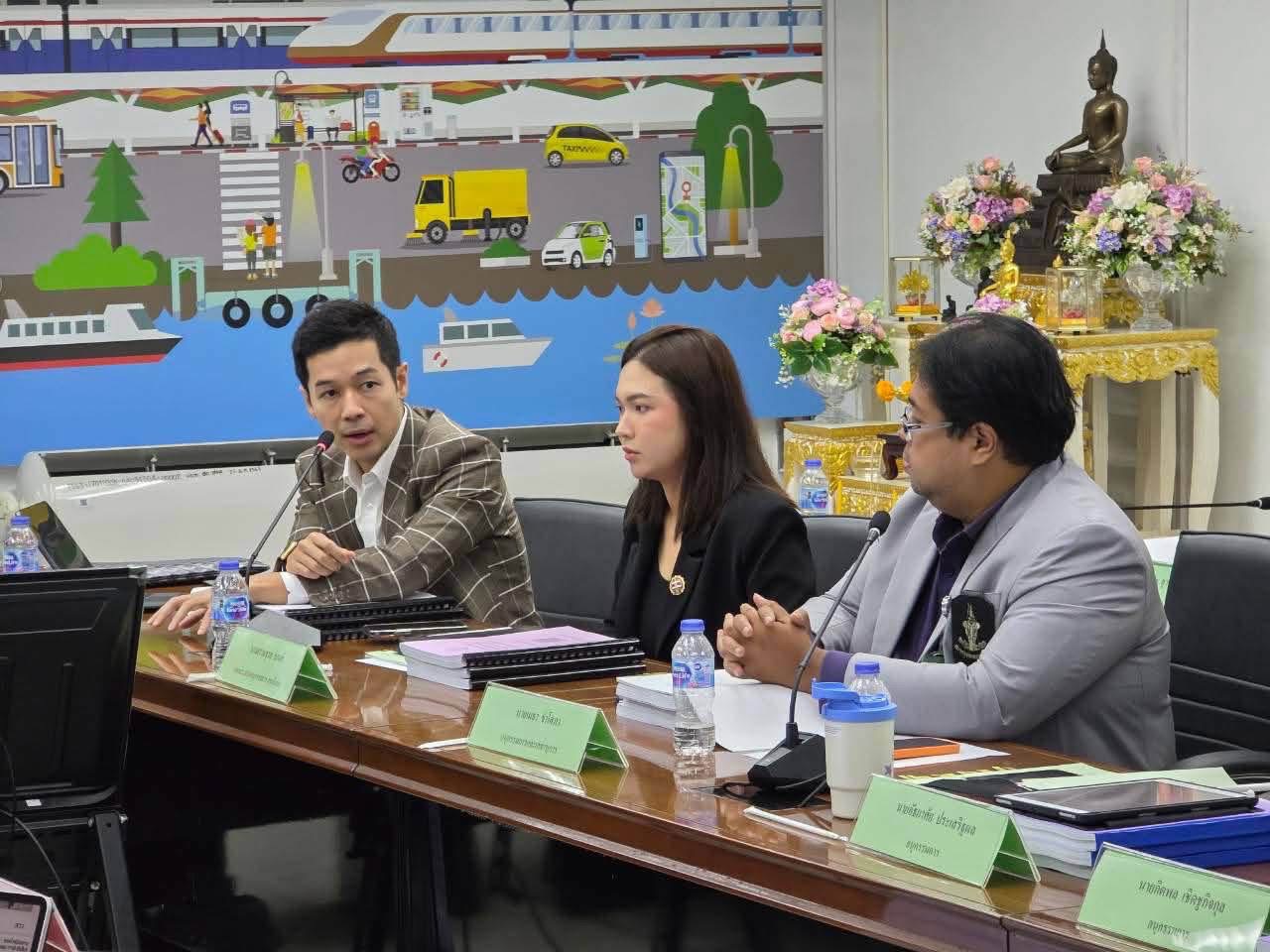 วันที่ 1 ของการพิจารณางบประมาณ สำนักการจราจรและขนส่ง ปี 2570